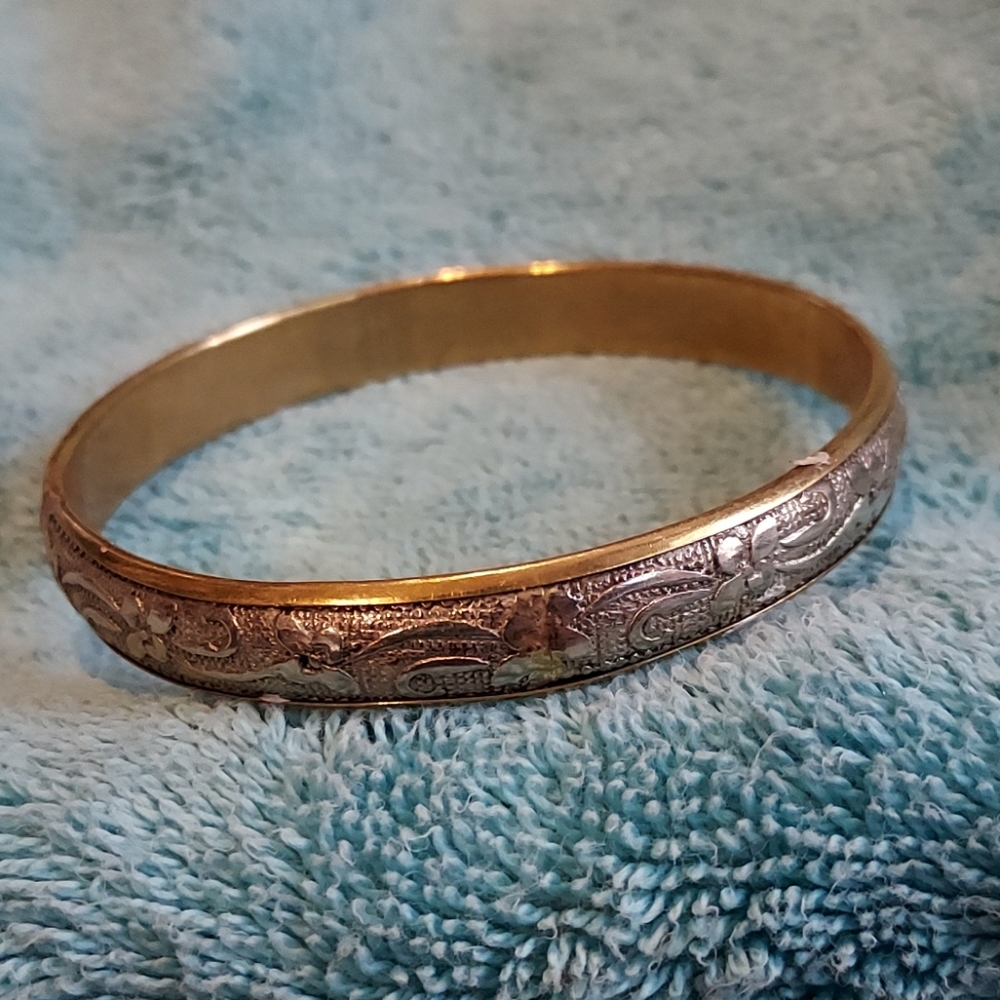 Old silver and gold bracelets